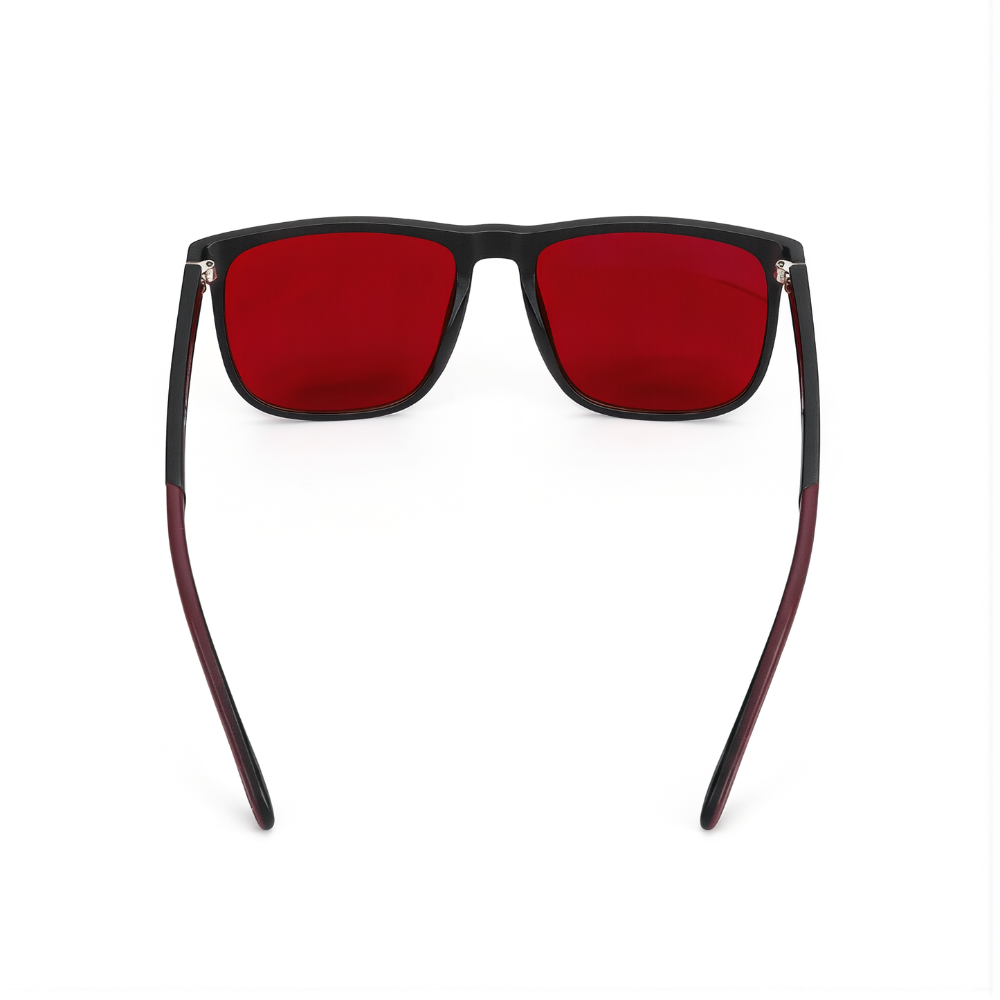 BLUMA VECTOR | Blue Light Blocking Glasses Black Frame Red Lens